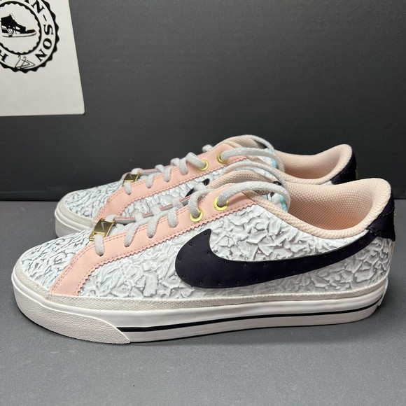 Nike Shoes - Nike Court Legacy SDC White Pink Silver Serena Williams DJ1454-100 Women Size 7